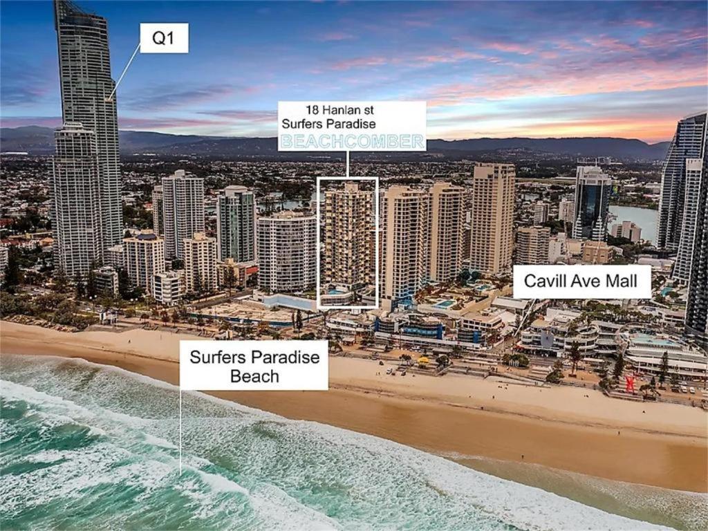Beachside Apartment In The Heart Of Surfers Paradise - Free Parking Gold Coast Ngoại thất bức ảnh